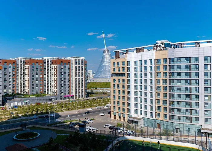 Haustierfreundliches Bi-City Seoul Компактная 2-Комнатная Дизайнерская Astana