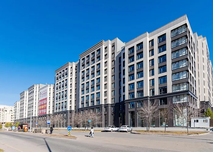 Haustierfreundliches Ferienwohnung Коркем На Мангилик Astana
